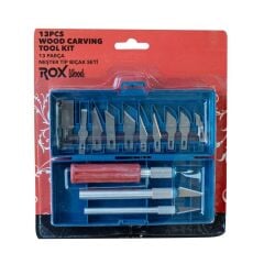 Rox Wood Maket Bıçağı Seti 13 Parça