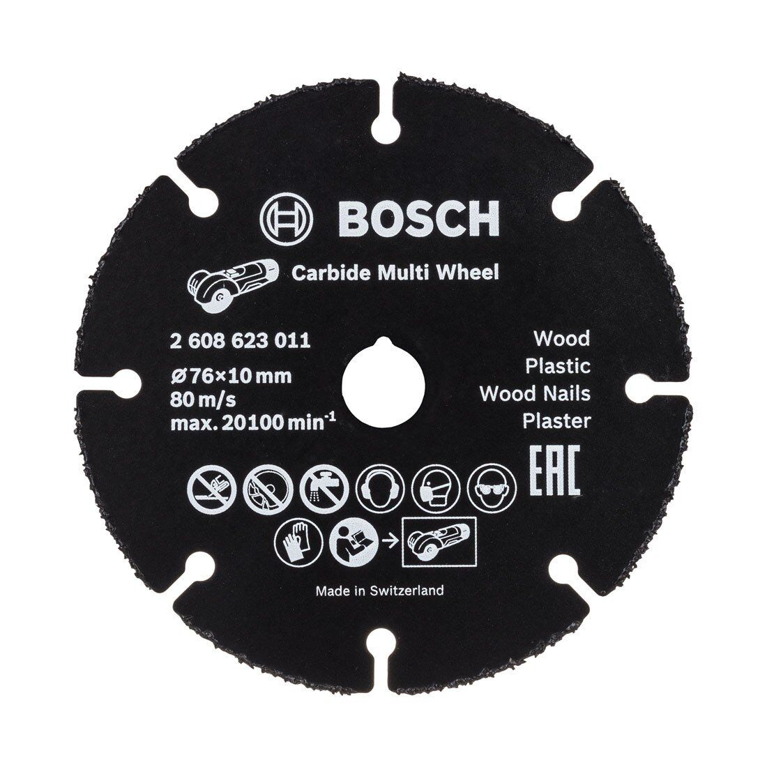 BOSCH Carpide Multi Whell Çok Amaçlı Elmas Kesici Disk 76 mm (2608901196)