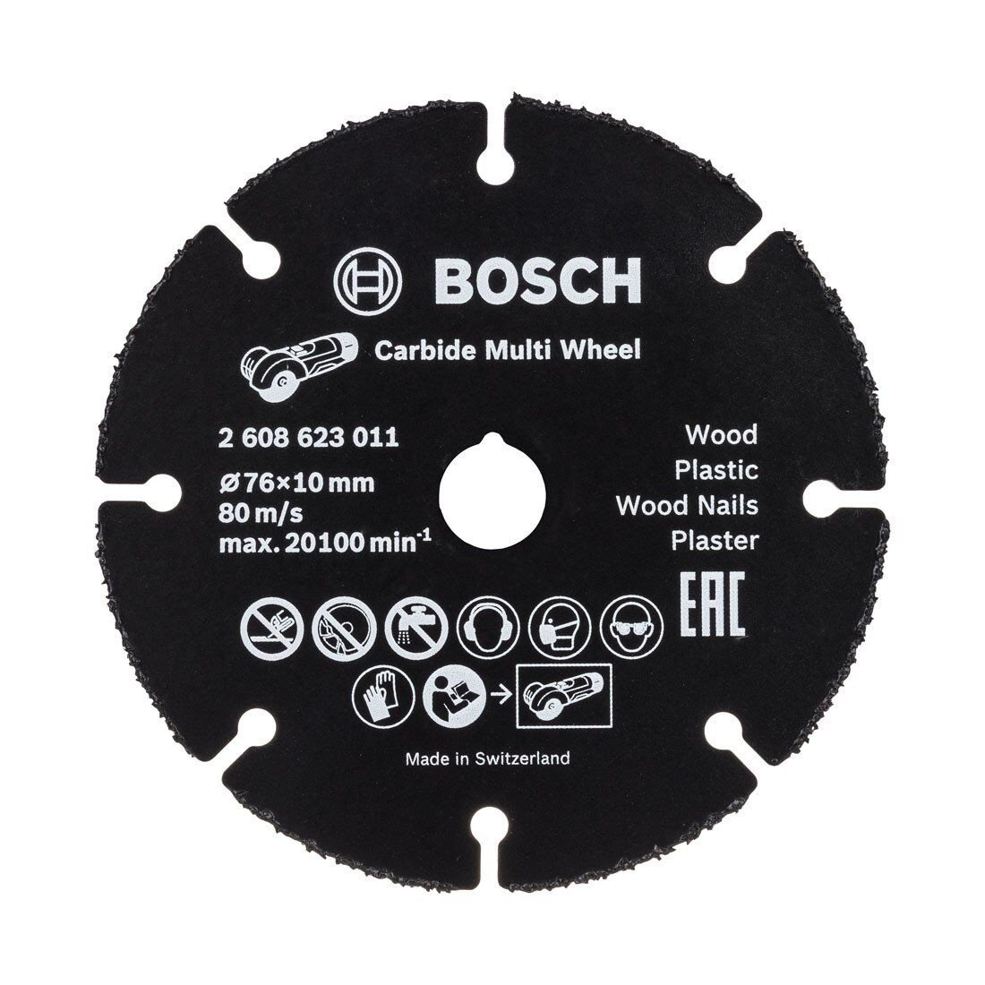 BOSCH Carpide Multi Whell Çok Amaçlı Elmas Kesici Disk 76 mm (2608901196)