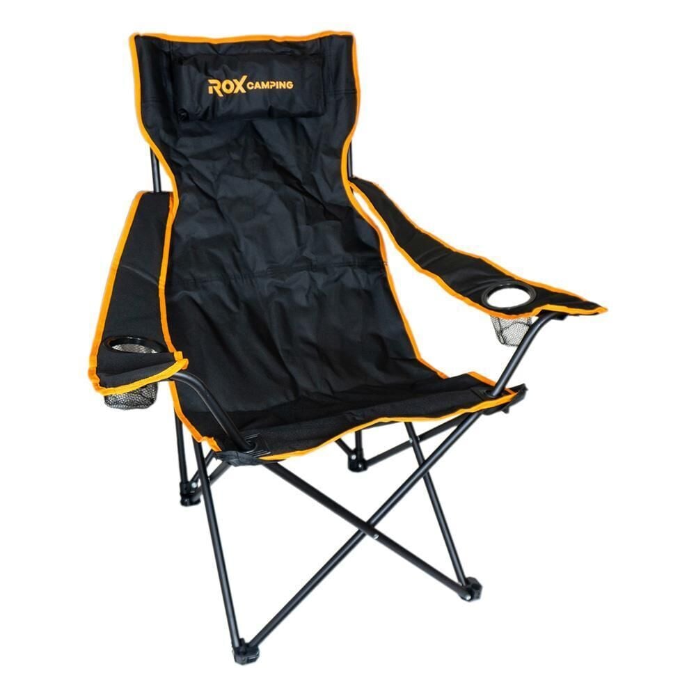 Rox Camping Katlanır Kamp Sandalyesi - Siyah