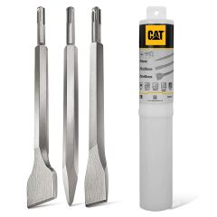 CAT DX27SET 1500Watt 5.0J 32MM Profesyonel SDS-Plus Kırıcı/Delici + DA03903 3 Parça Kırıcı Uç Seti