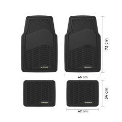 Michelin MC33856 Tüm Araçlara Uyumlu 4 Parça Üniversal 3D Havuzlu Oto Paspas