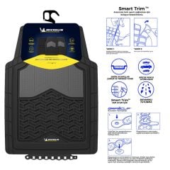 Michelin MC34891 Tüm Araçlara Uyumlu 4 Parça Üniversal 3D Havuzlu Oto Paspas