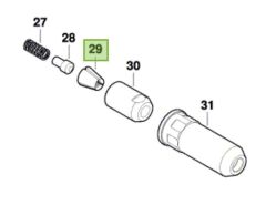 BOSCH Yedek Perçin Tutucu Çene (GRG 18V-16 Perçin Tabancası İçin)