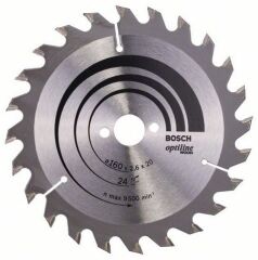 BOSCH 160x20x2,6/1,6 mm 24 Diş PRO Wood Ahşap Elmas Daire Testere Bıçağı