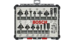 BOSCH 8 mm Saplı Profesyonel Ahşap Freze Bıçak Seti 15 Parça (2607017472)