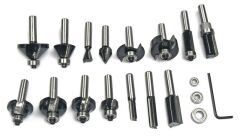 BOSCH 8 mm Saplı Profesyonel Ahşap Freze Bıçak Seti 15 Parça (2607017472)