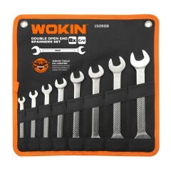 WOKIN 150908 Cr-V İki Ağız Anahtar Takımı 6-22 mm 8 Parça (Endüstriyel)