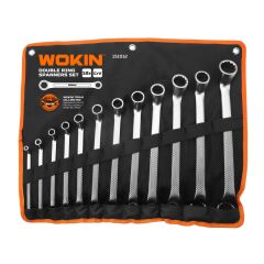 WOKIN 151012 Cr-V Yıldız İki Ağız Anahtar Takımı 6-32 mm 12 Parça (Endüstriyel)