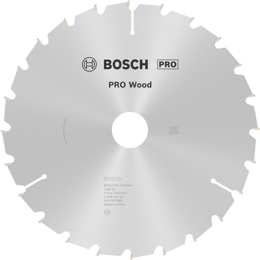 BOSCH Optiline Wood 216 mm 24 Diş Ahşap Elmas Daire Testere