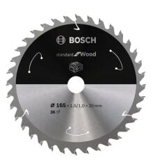 BOSCH 165 x 1,5 x 20 mm 36 Diş Ahşap Elmas Daire Testere Bıçağı