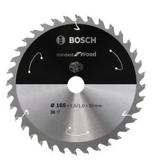 BOSCH 165 x 1,5 x 20 mm 36 Diş Ahşap Elmas Daire Testere Bıçağı