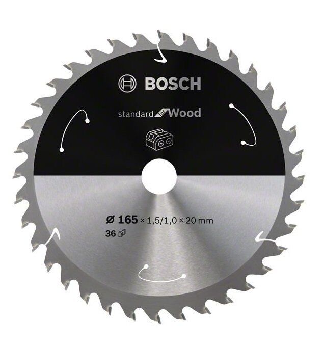 BOSCH Pro Wood 165x1,5x20 mm 36 Diş Ahşap Elmas Daire Testere Bıçağı