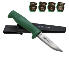 Rox Camping 0319 Bushcraft Eco Paslanmaz Çelik Kamp Bıçağı (Yeşil)