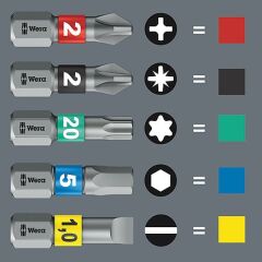 WERA PZ2 x 50 mm Yıldız Bits Uç (855/4 IMP DC)