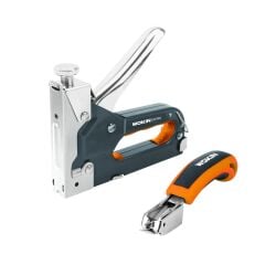 WOKIN 217301 4-14mm End. Mekanik Zımba ve 14mm Çivi Tabancası + 1500 Adet Zımba/Çivi + Zımba Sökücü