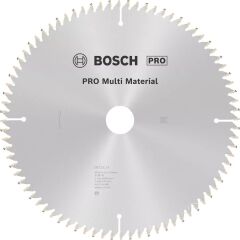 BOSCH PRO Multi Material 254x30x3,2 mm 80 Diş Elmas Daire Testere- Aluminyum Kesime Uygun