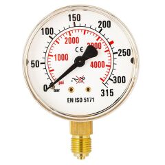 KASWELD 4104 Manometre 63 mm 0-315 Bar