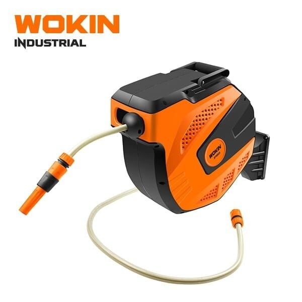 WOKIN 574515 Otomatik Makaralı Bahçe Hortumu 15 Mt +1,5 Mt (Endüstriyel)