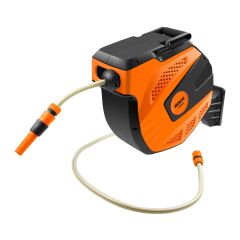WOKIN 574515 Otomatik Makaralı Bahçe Hortumu 15 Mt +1,5 Mt (Endüstriyel)