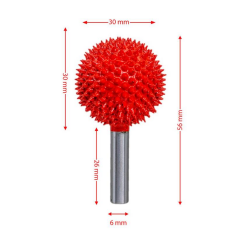 ROX WOOD Karbür Yuvarlak Tip Top Törpü 30mm
