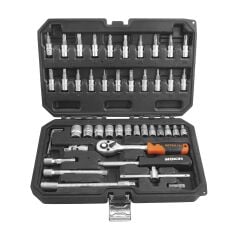 WOKIN 155146 46 Parça Prof. CR-V 1/4'' Lokma Takımı (Endüstriyel)