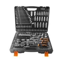 WOKIN 155815 215 Parça Prof. CR-V 1/4''-3/8''-1/2'' Lokma Takımı (Endüstriyel)