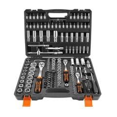 WOKIN 155797 197 Parça Prof. CR-V 1/4''-3/8''-1/2'' Lokma Takımı (Endüstriyel)