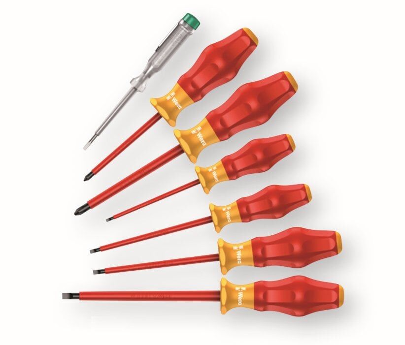 WERA 1160i/7 VDE İzoleli Tornavida Takımı