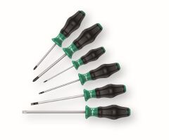 WERA 1334/6 Kraftform Tornavida Takımı