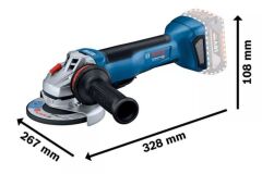 BOSCH GWS 18 V-10 P 18 Volt Akülü Taşlama (Akü ve Şarj Aleti Hariç)