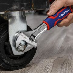 WORKPRO WP272011 200mm Cr-V Profesyonel Kurbağacık Anahtar