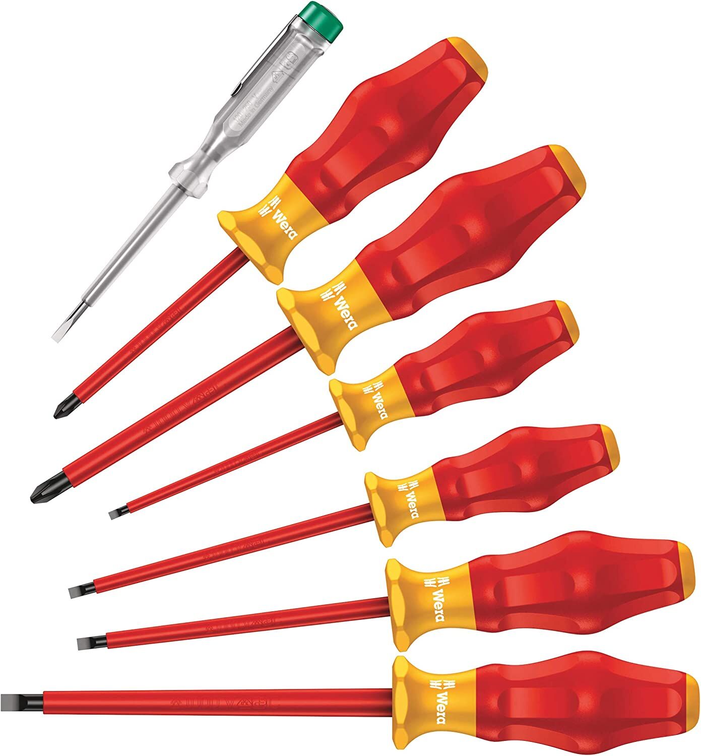 WERA 1160i/1165i/7 VDE İzoleli Tornavida Takımı 7 Parça (05031576001)