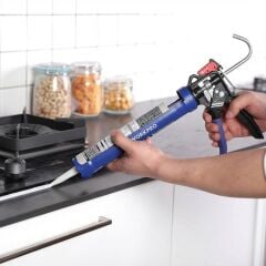 WORKPRO WP224001 230mm Ağır Hizmet Tipi Metal Silikon/Mastik Tabancası