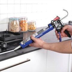 WORKPRO WP224001 230mm Ağır Hizmet Tipi Metal Silikon/Mastik Tabancası