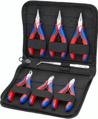 KNIPEX 002016 6 Parça Elektronikçi Pense Seti