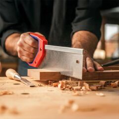 WORKPRO WP215015 350mm 65Mn 12 TPI Ağır Hizmet Şevli El Testeresi