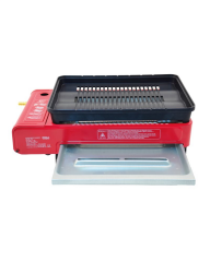 NURGAZ NG 500 Portatif Gazlı Barbekü Ve Pişirme Seti (Kırmızı)