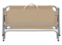 NURGAZ Çift Kişilik Katlanır Kamp Sandalyesi (NG C135 Krem)