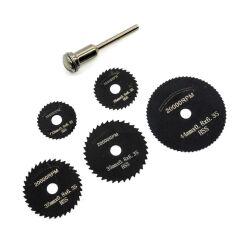 Rox Wood 0088 HSS Gravür Makinası Mini Testere Seti 6 Parça