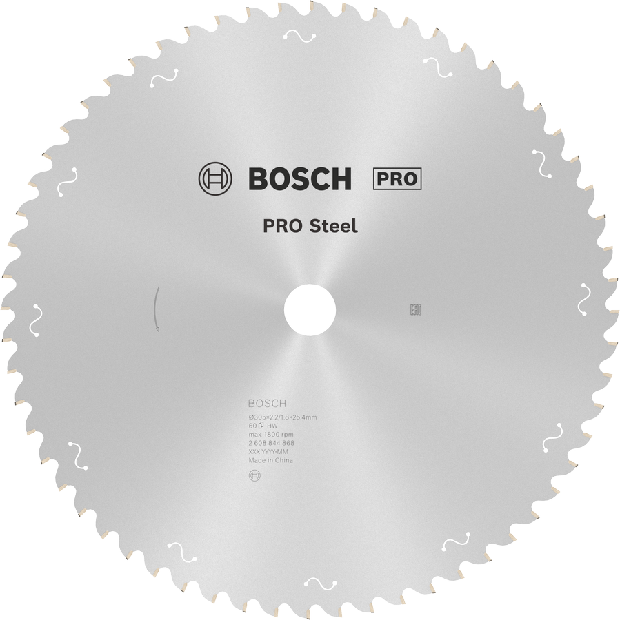 BOSCH PRO Steel 305X2.2x25.4 mm 60 Diş Elmas Uçlu Metal Kesme Testeresi