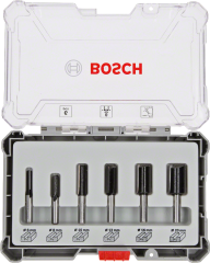 BOSCH 8 mm Saplı Profesyonel Ahşap Freze Bıçak Seti 6 Parça (2607017466)