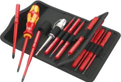 WERA Kraftform Kompakt VDE 16 Parça İzoleli Extra Slim Tornavida Takımı (05003484001)