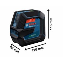 BOSCH GLL 2-15 G Çapraz Çizgili Yeşil Lazer Terazi (0601063W00)
