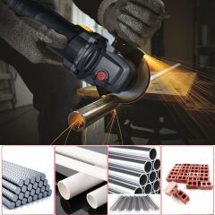 CAT DA09052 115mm Profesyonel Çelik, İnox, Alüminyum, PVC, Fayans, Çok Amaçlı Elmas Kesme Diski (Soketli, Aralıklı Kenar)