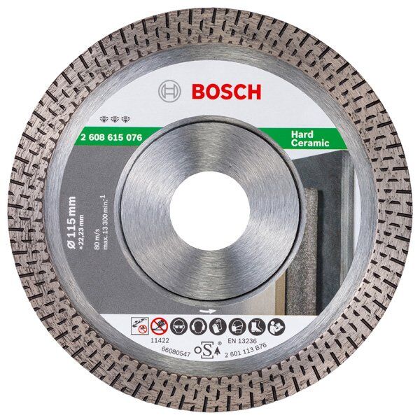 BOSCH Porselen-Seramik İçin Elmas Testere 115 mm