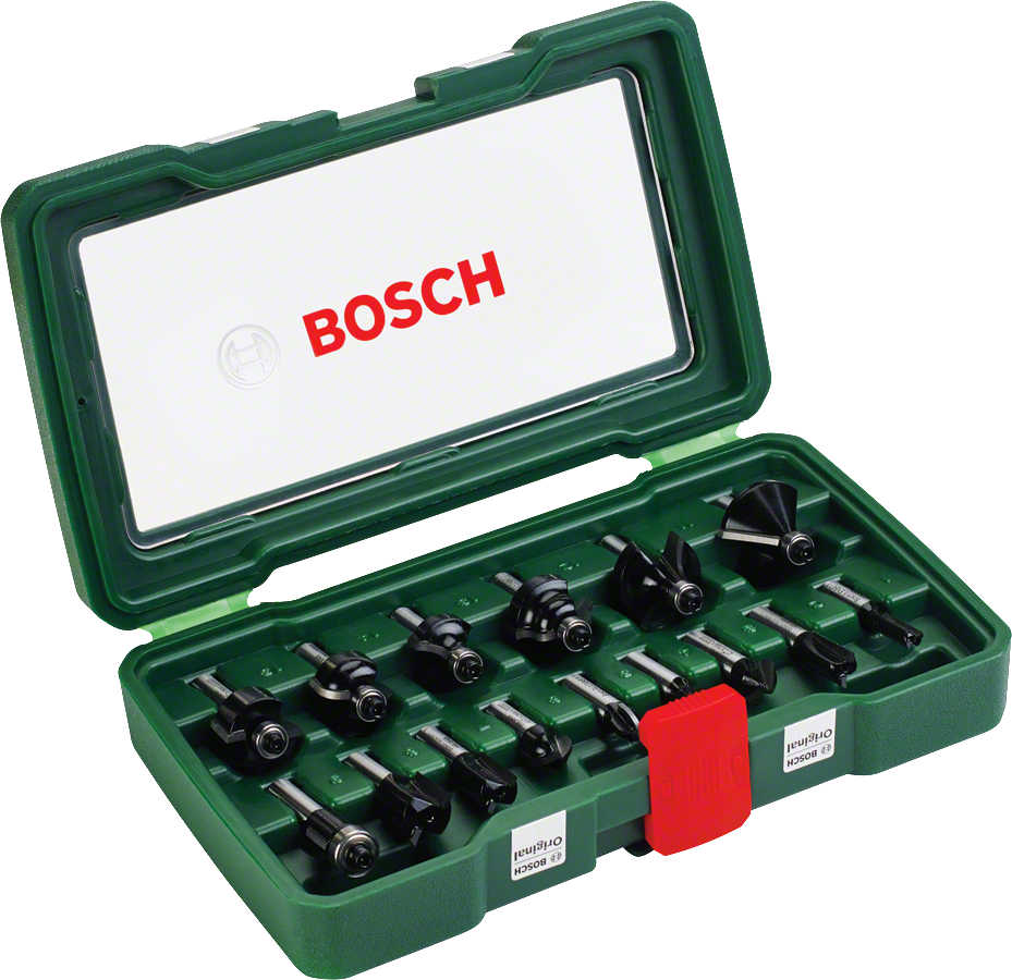 BOSCH 8 mm Ahşap Freze Uç Seti 15 Parça (2607019469)