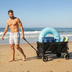 WORKPRO WP285015 80Kg 4 Tekerli Katlanabilir Ağır Hizmet Taşıma Arabası