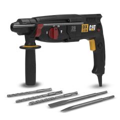 CAT DX2130 900Watt 3.2J 28MM SDS-Plus Profesyonel Kırıcı/Delici + 3 Ad Delici + 2 Ad Kırıcı Uç