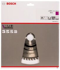 BOSCH MultiMaterial 210x30x2,8 mm 54 Diş Elmas Daire Testere (2608640511)